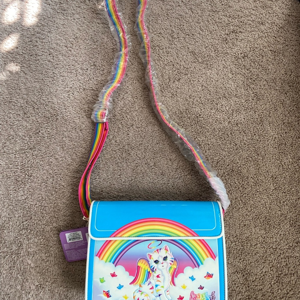 Lisa Frank Loungefly Angel Kitty purse - Picture 4 of 10
